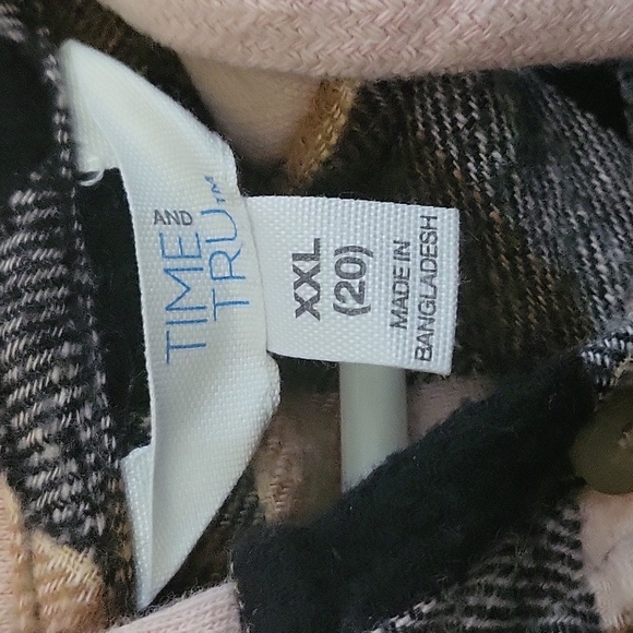 Checkered Hooded Button Up - Picture 2 of 2